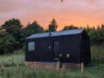Cabin at sunset